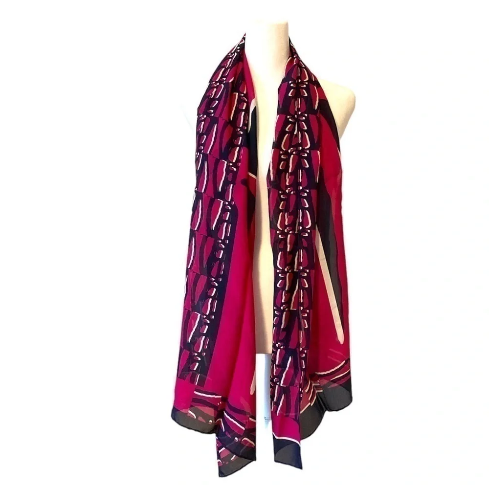 Purple scarf
